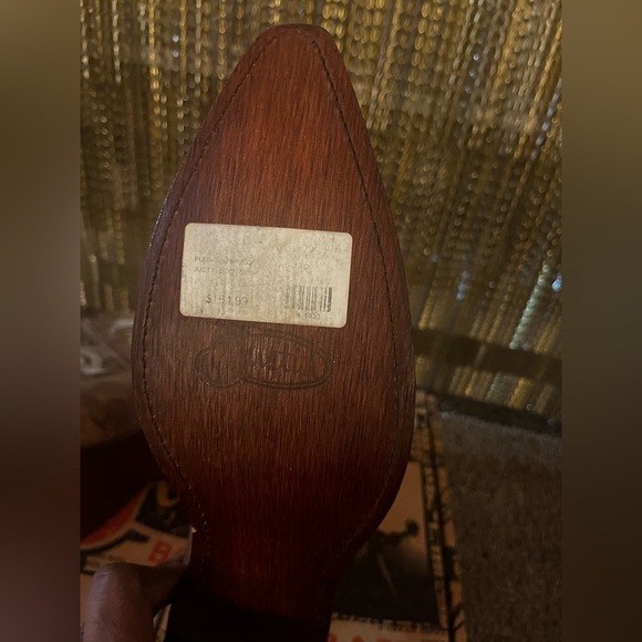 JUSTIN MEN’S RRENT RAIL WESTERN BOOT - Picture 7 of 8